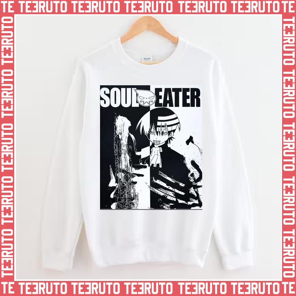 Black And White Soul Eater Unisex Sweatshirt