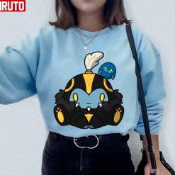 Black Bird Smol Chibi Bean Skylander Unisex Sweatshirt