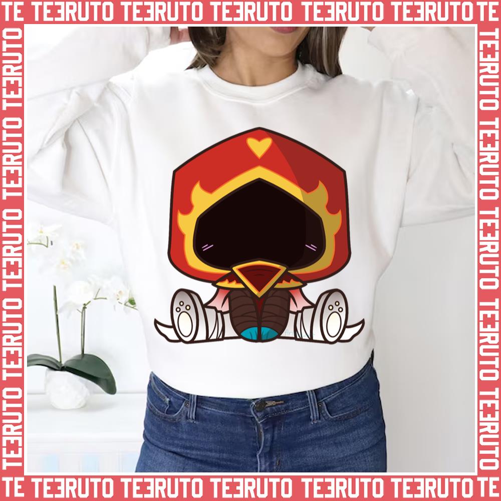 Black Face Skylander Smol Chibi Bean Unisex Sweatshirt