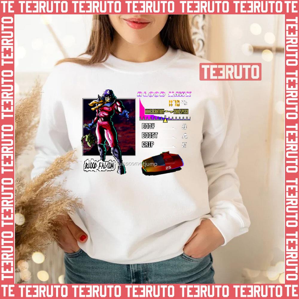 Blood Falcon Character Select F Zero X Unisex Sweatshirt
