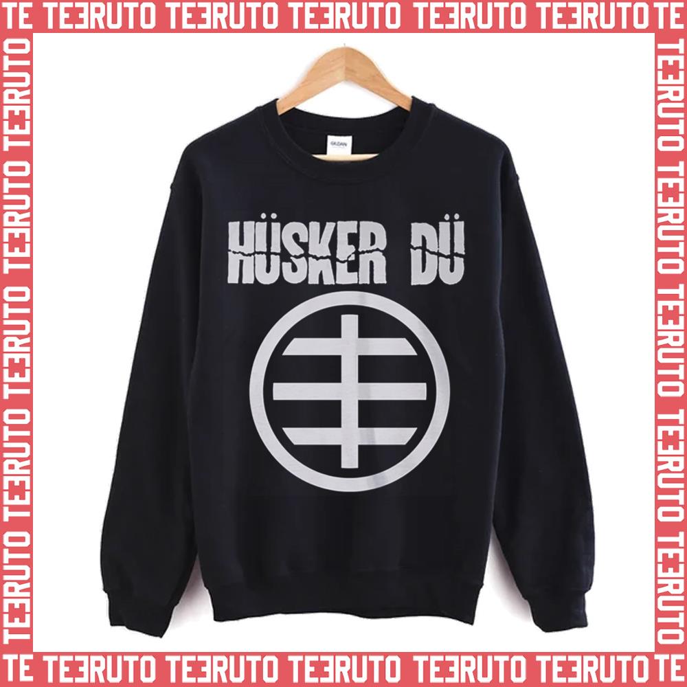 Blue Husker Du Circle Logo Unisex Sweatshirt