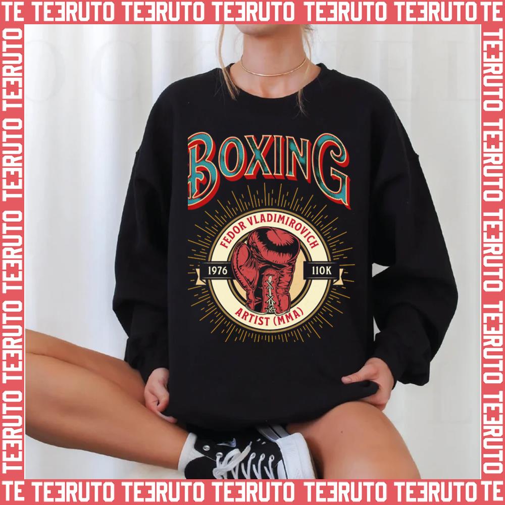 Boxing Logo Fedor Emelianenko Artist Mma Unisex Sweatshirt