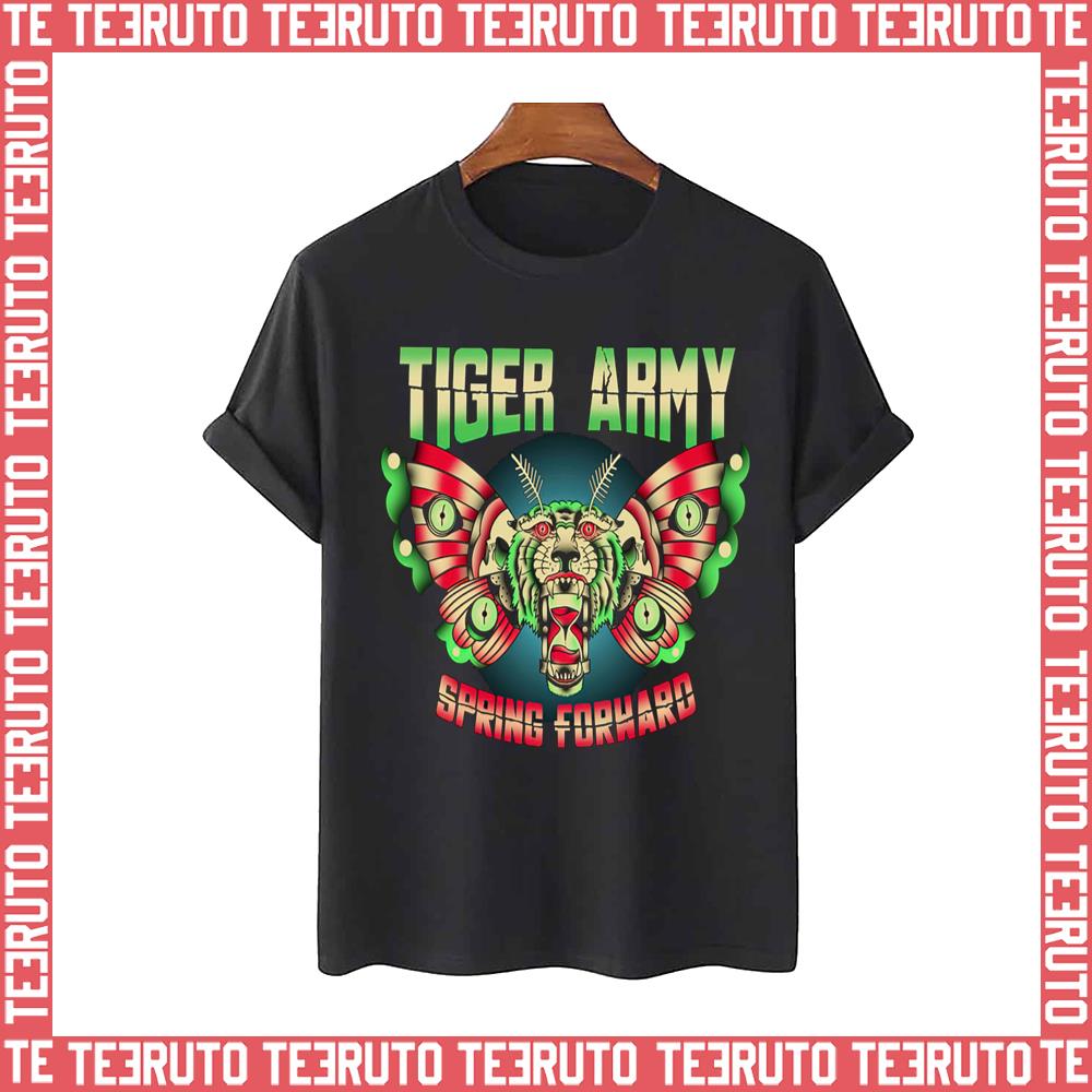 Butterfly Tiger American Psychobilly Band Tiger Army Unisex T-Shirt
