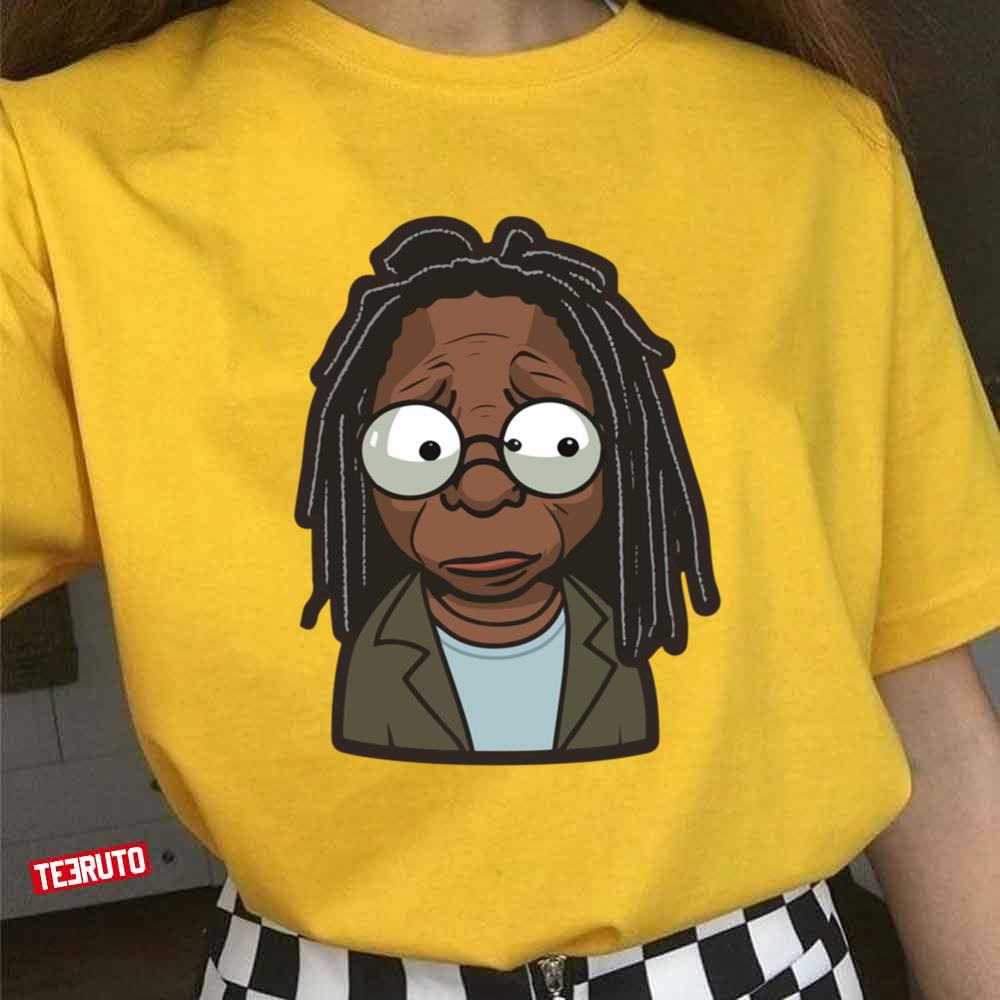 Cartoon Whoopi Goldberg Meme Unisex T-Shirt - Teeruto