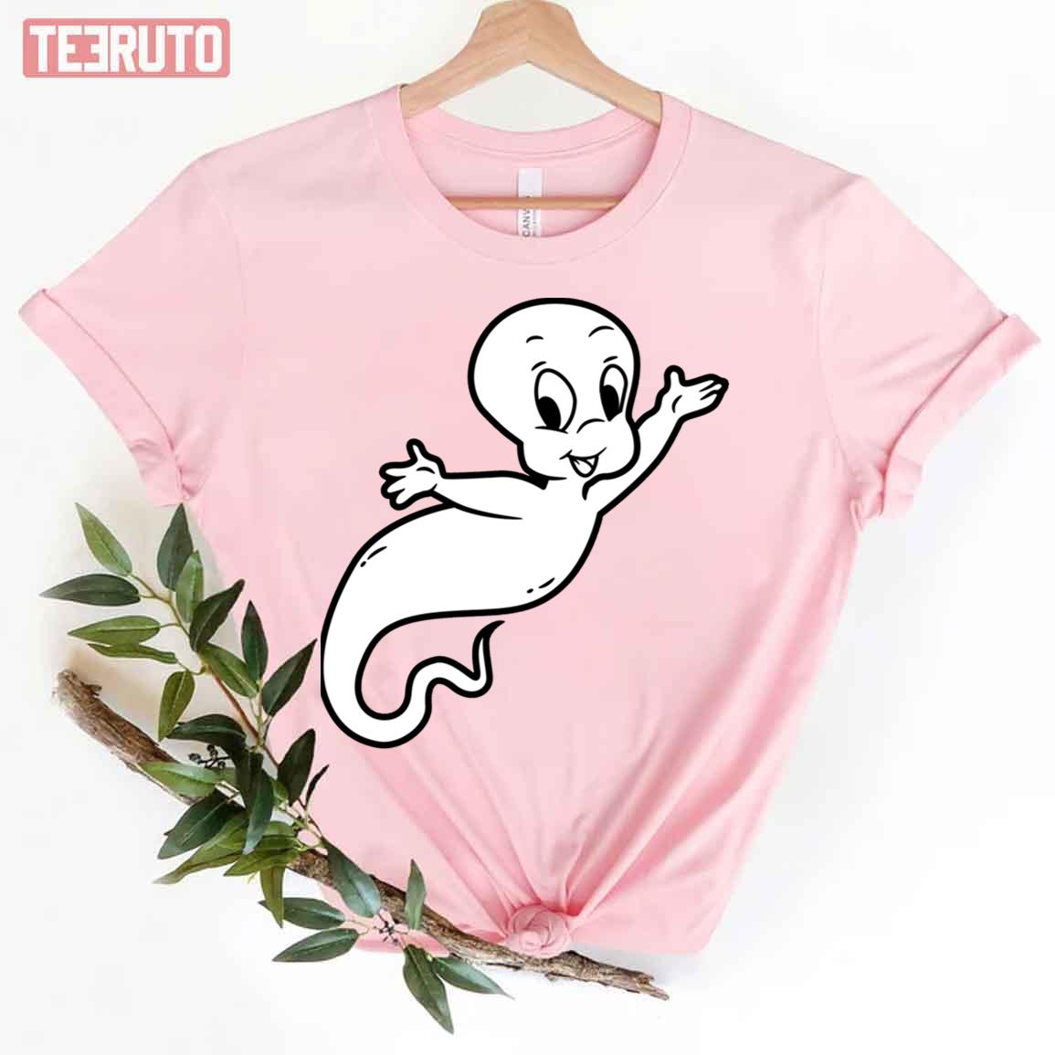 Casper The Ghost Cute Cartoon Unisex T-Shirt