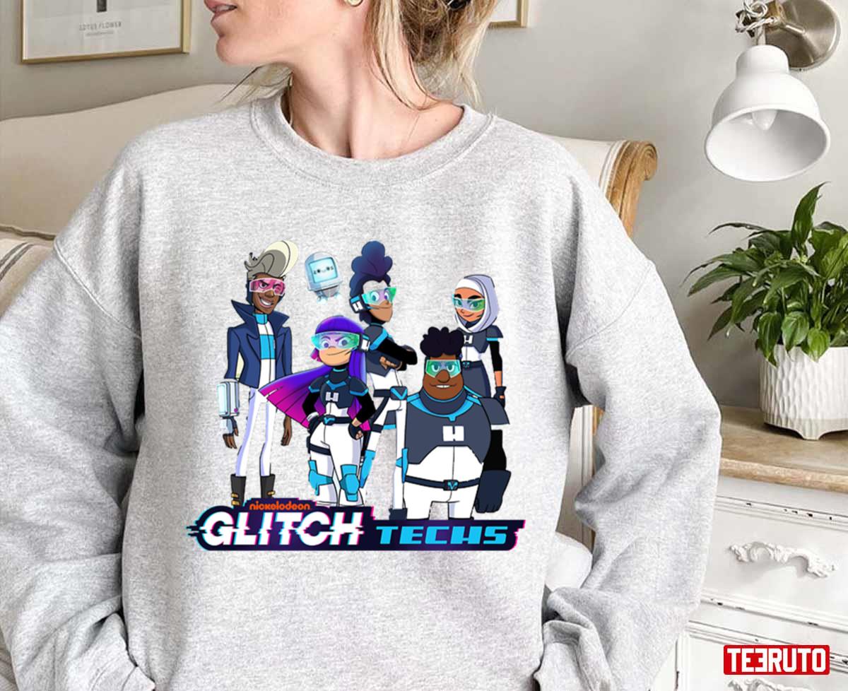 Characters Design Glitch Techs Unisex Sweatshirt