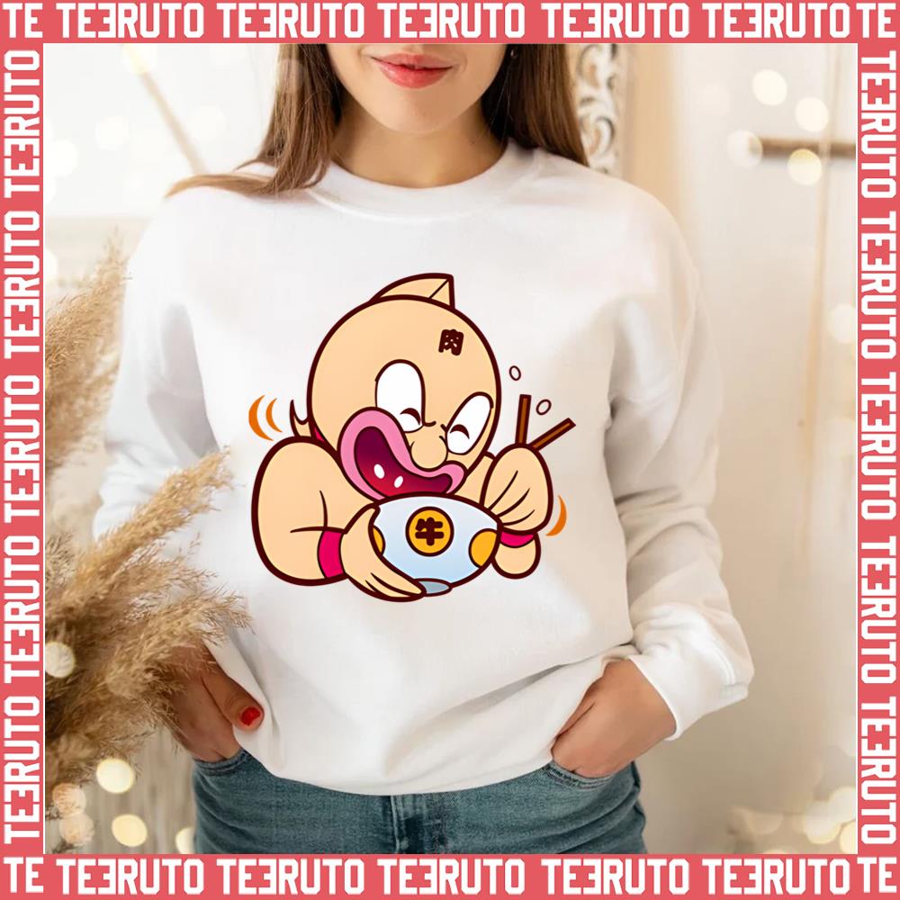 Chibi Kinnikuman Eat Unisex Sweatshirt