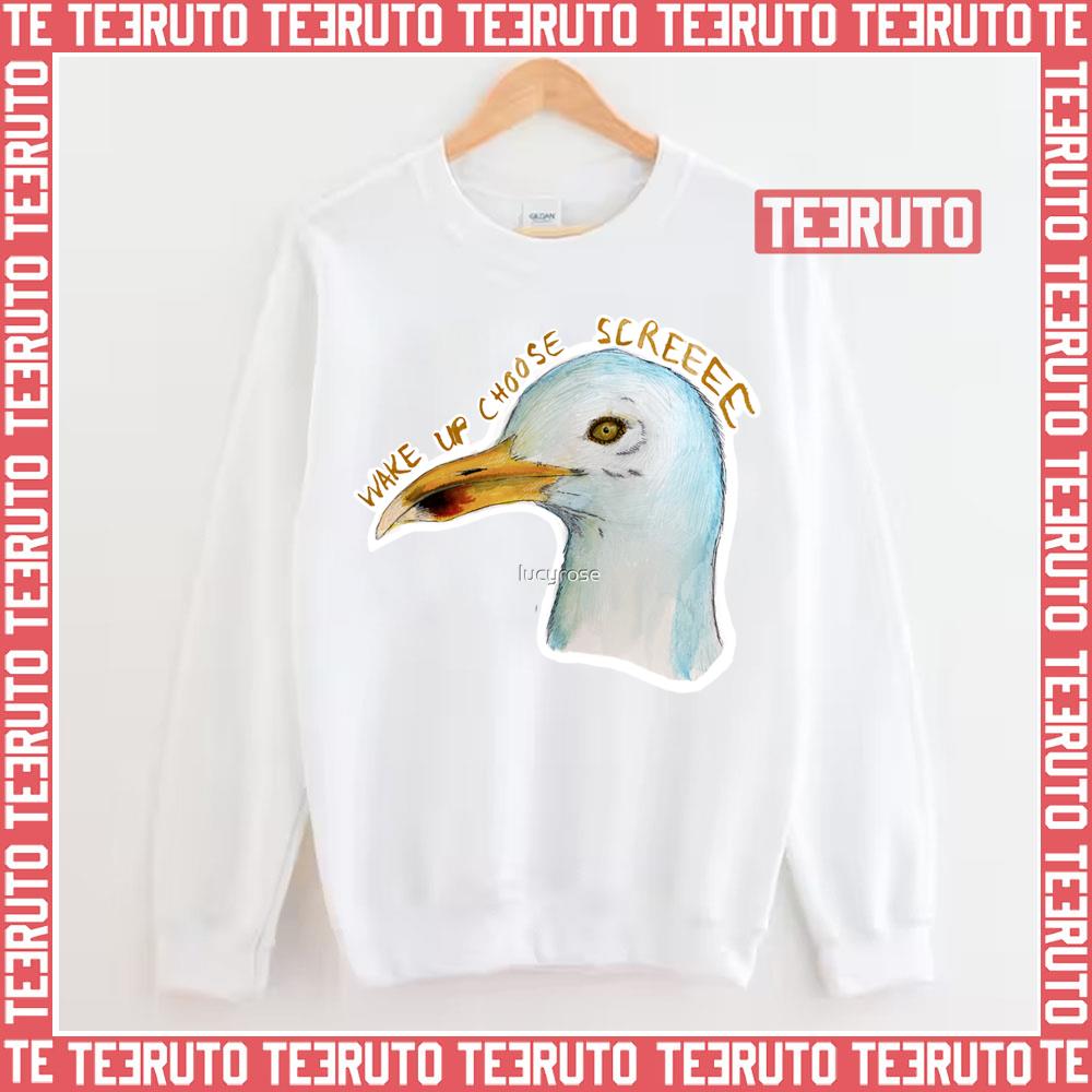 Choose Screeeee Seagull Unisex Sweatshirt