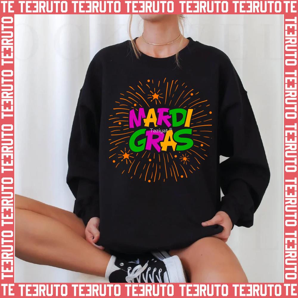 Colored Design Mardi Gras Unisex Sweatshirt