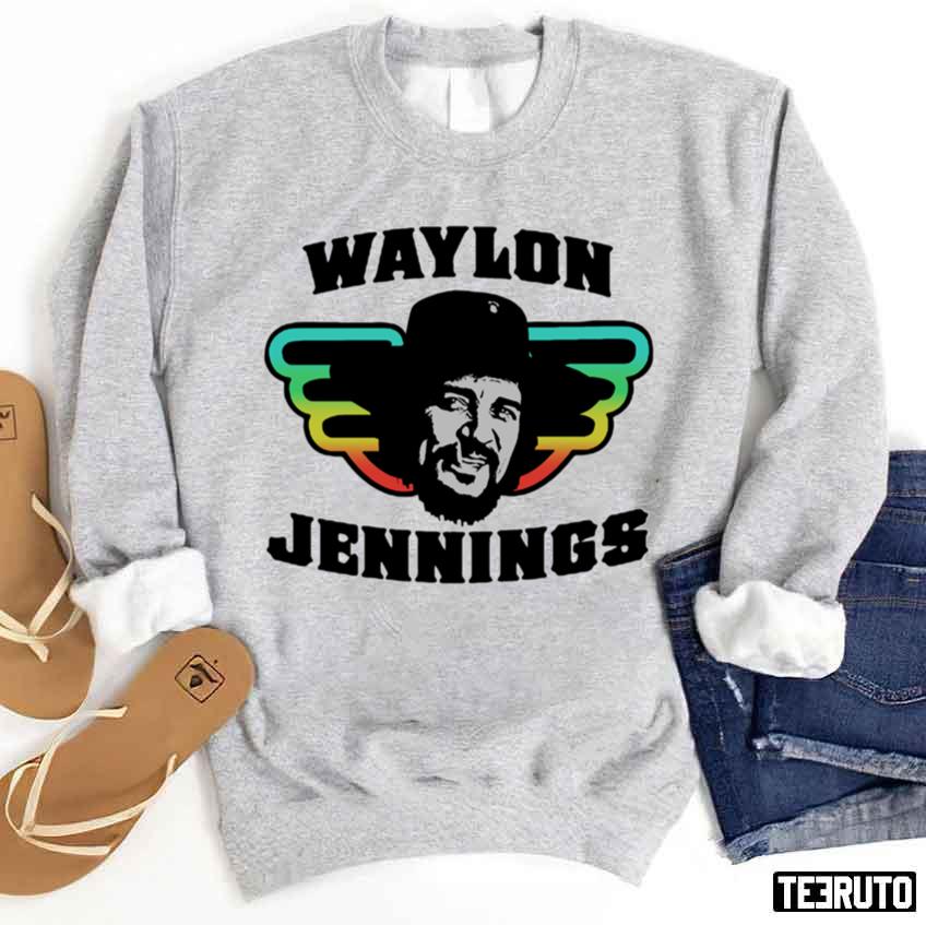 FHDGBMNB Men's Short-Sleeve T-Shirt Waylon Jennings Casual