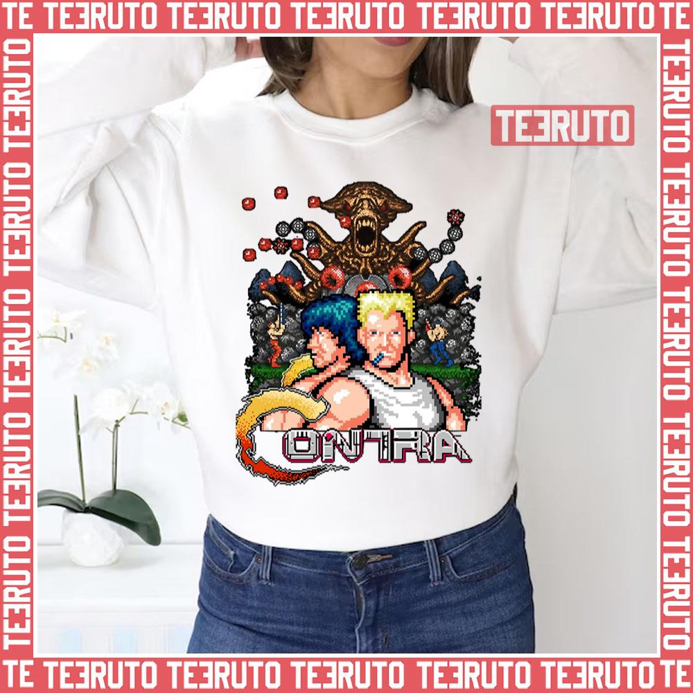 Contra Videogame Art 90s Design Unisex Sweatshirt