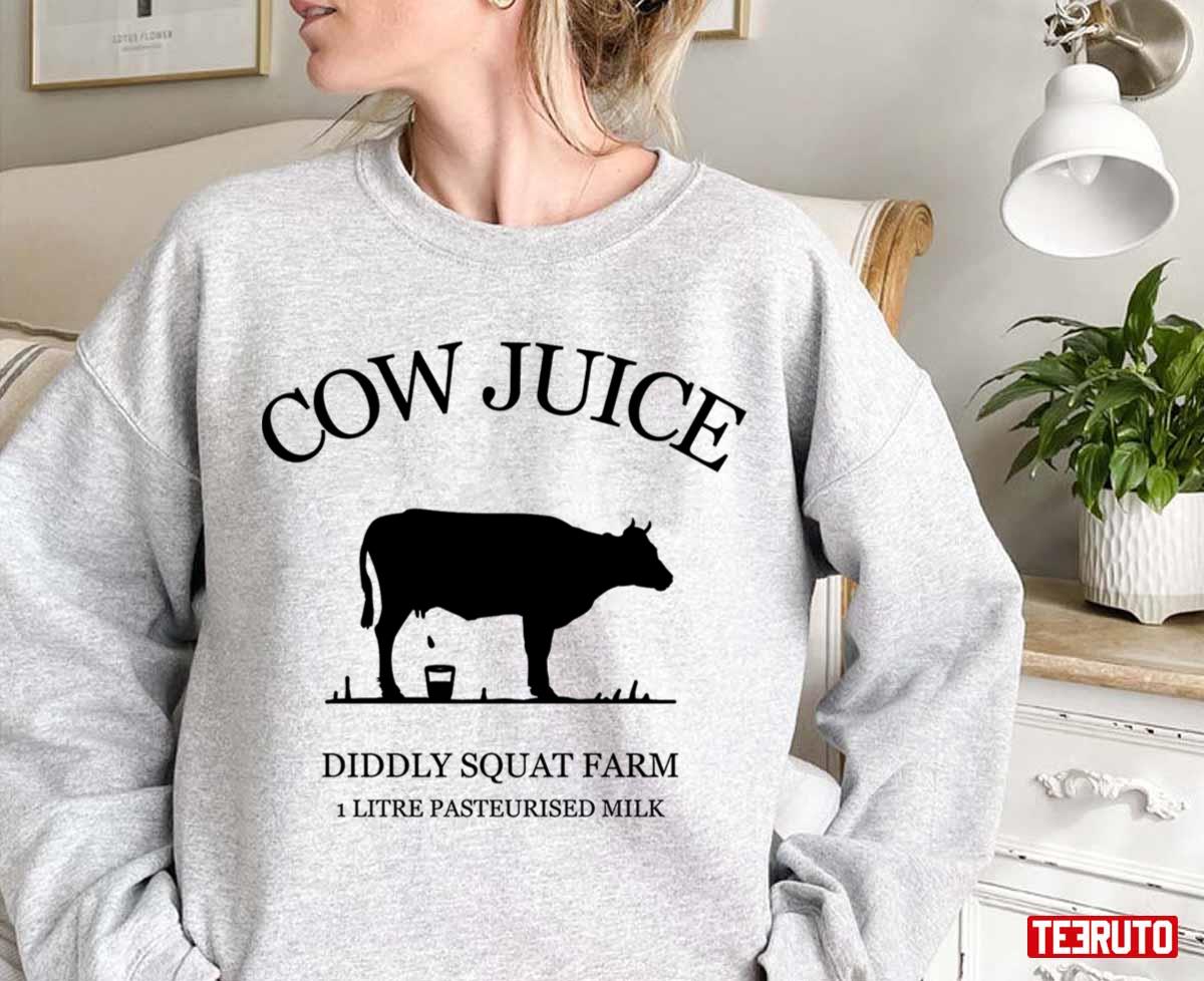 Cow Juice Diddly Squat Farm Unisex Sweatshirt