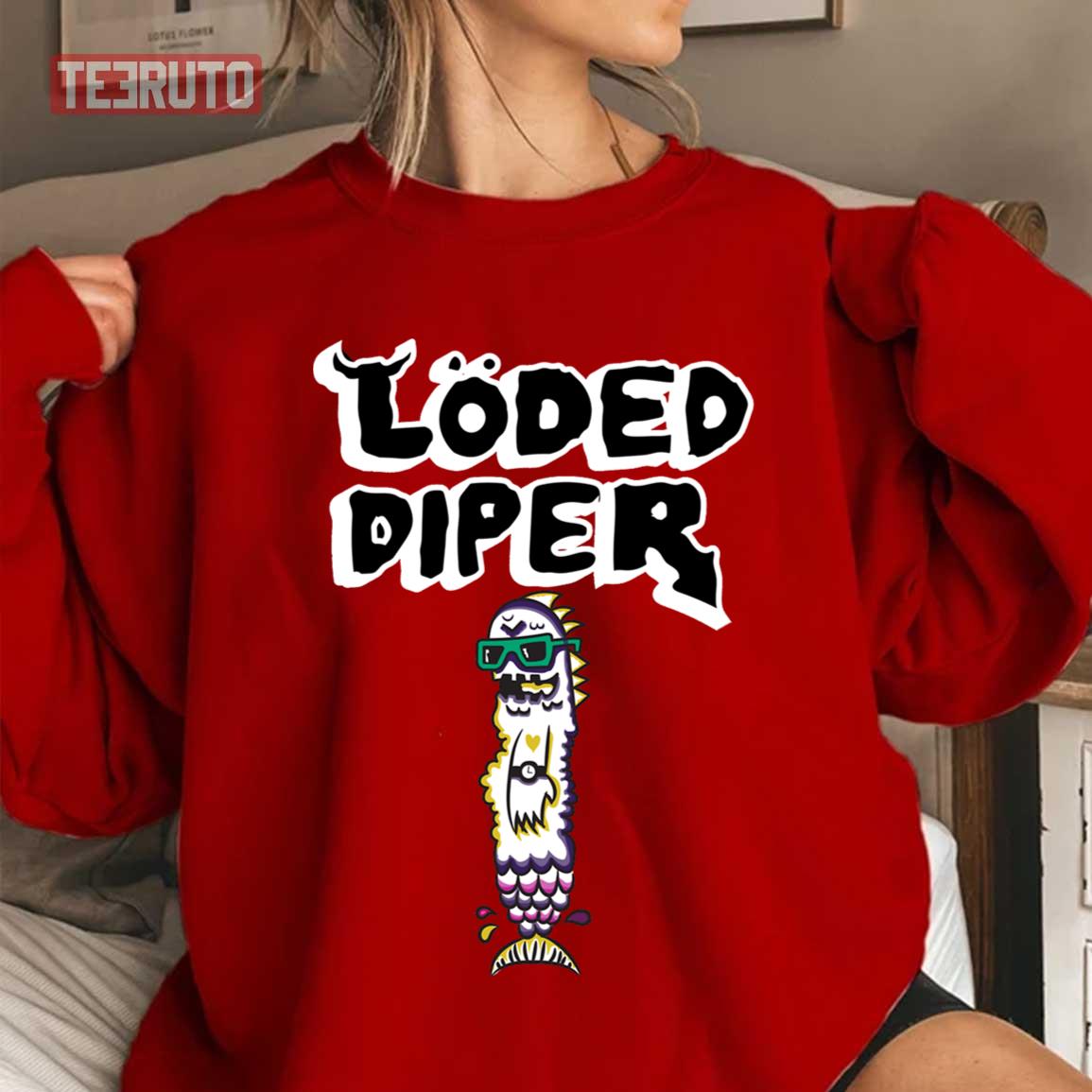 Cute Log Design Rodrick Heffley Loded Diper Unisex Sweatshirt