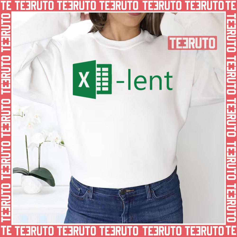 Excel Lent Funny Excel Design Unisex Sweatshirt