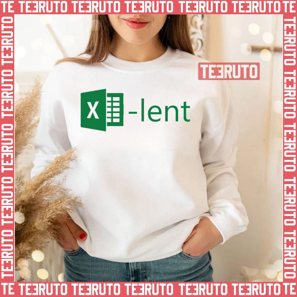 Excel Lent Funny Excel Design Unisex Sweatshirt