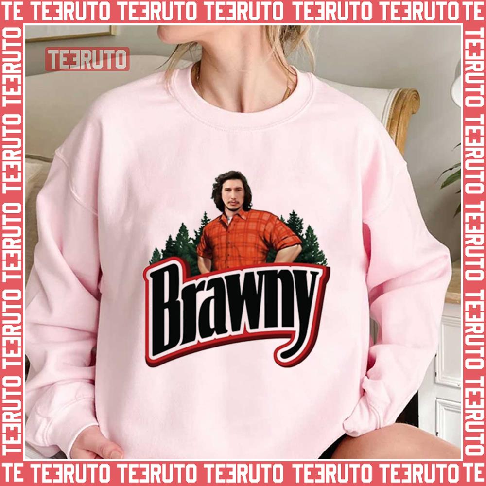 Flip Zimmerman As The Brawny Man In Flannel Adam Driver Unisex Sweatshirt