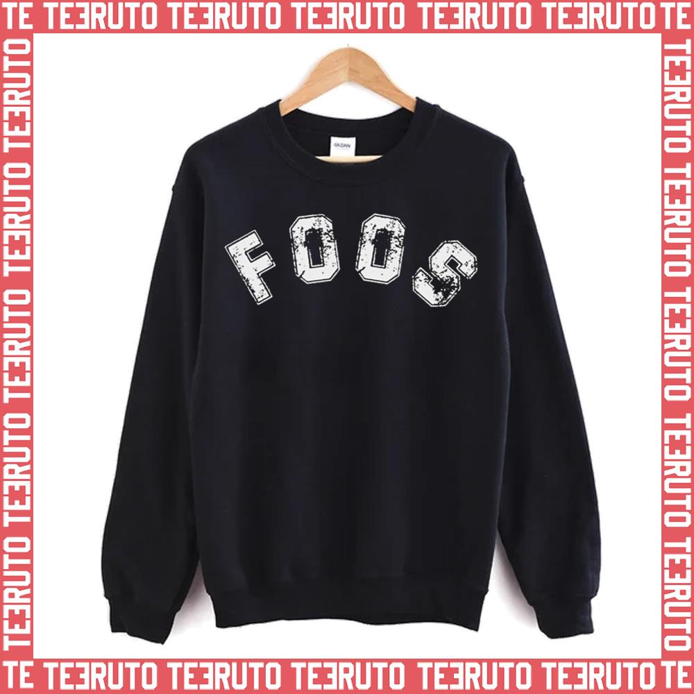 Foos Grey Logo Distressed Design Foo Fighter Unisex Sweatshirt