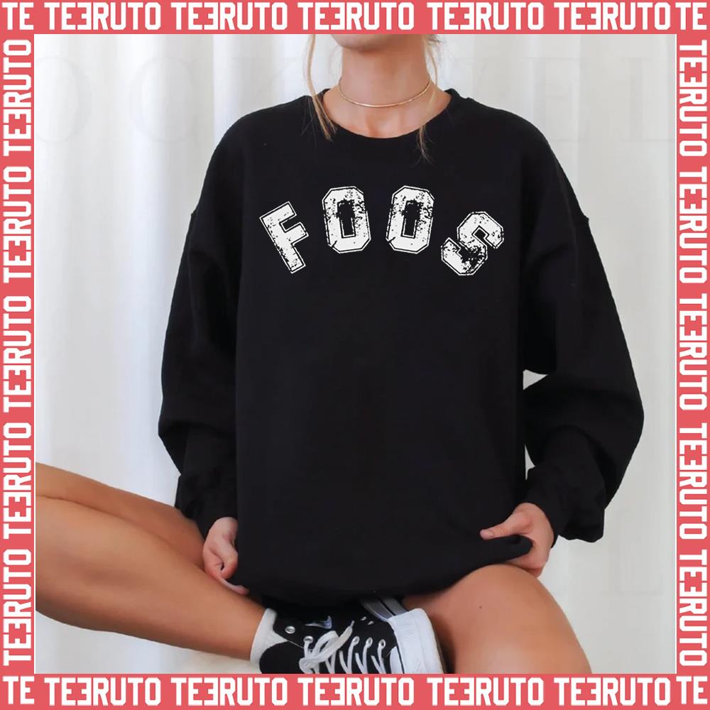Foos Grey Logo Distressed Design Foo Fighter Unisex Sweatshirt