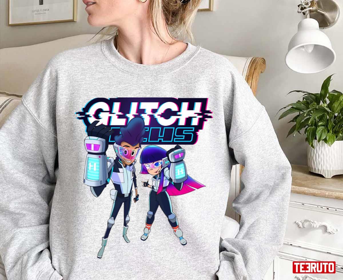 Great Partner Glitch Techs Unisex Sweatshirt
