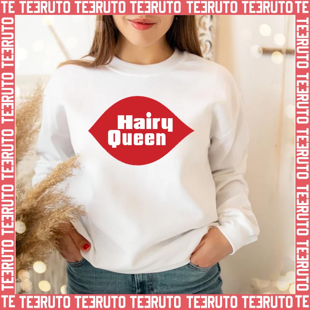 Hairy Queen Parody Logo Remastered Unisex Sweatshirt Teeruto 5794