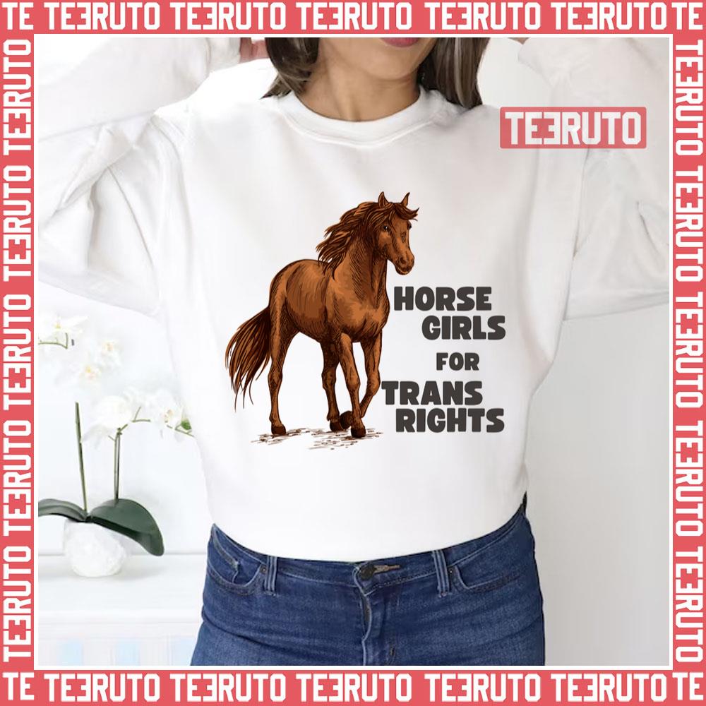 Horse Girls For Trans Rights Unisex Sweatshirt