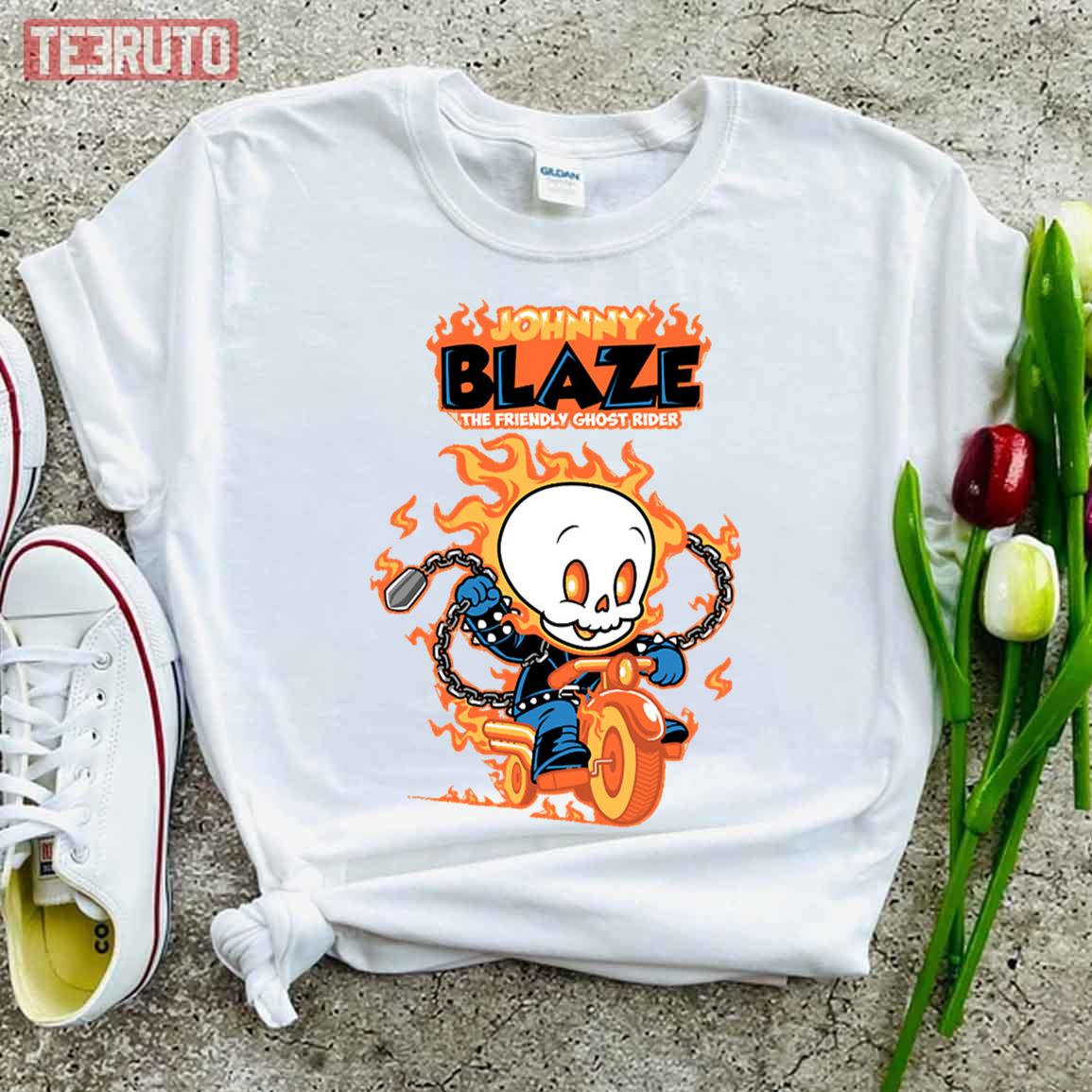 Johnny Blaze Casper The Ghost Parody Unisex T-Shirt