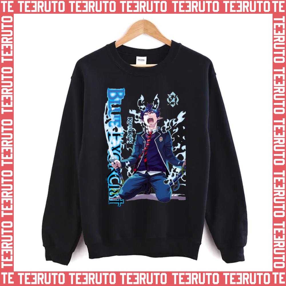 Keep Fighting Blue Exorcist Anime Cover Unisex Sweatshirt