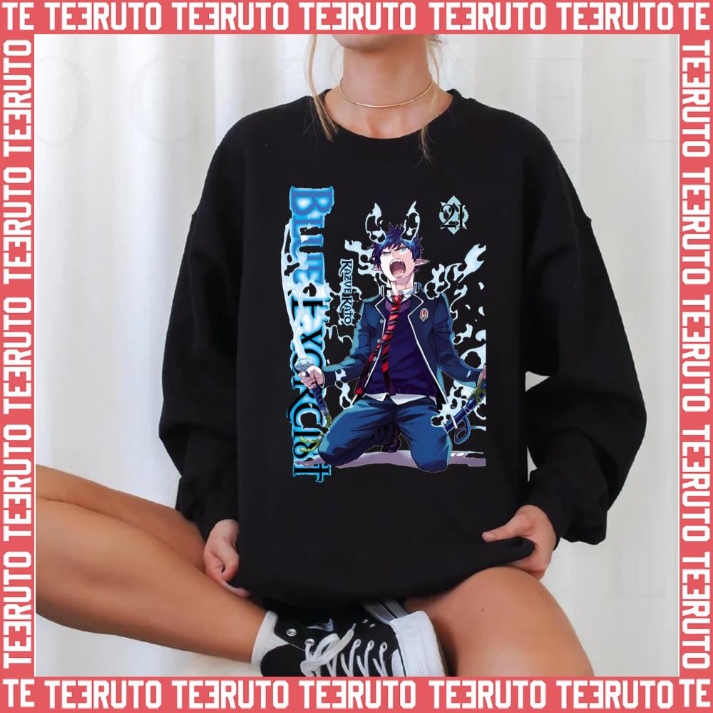 Keep Fighting Blue Exorcist Anime Cover Unisex Sweatshirt