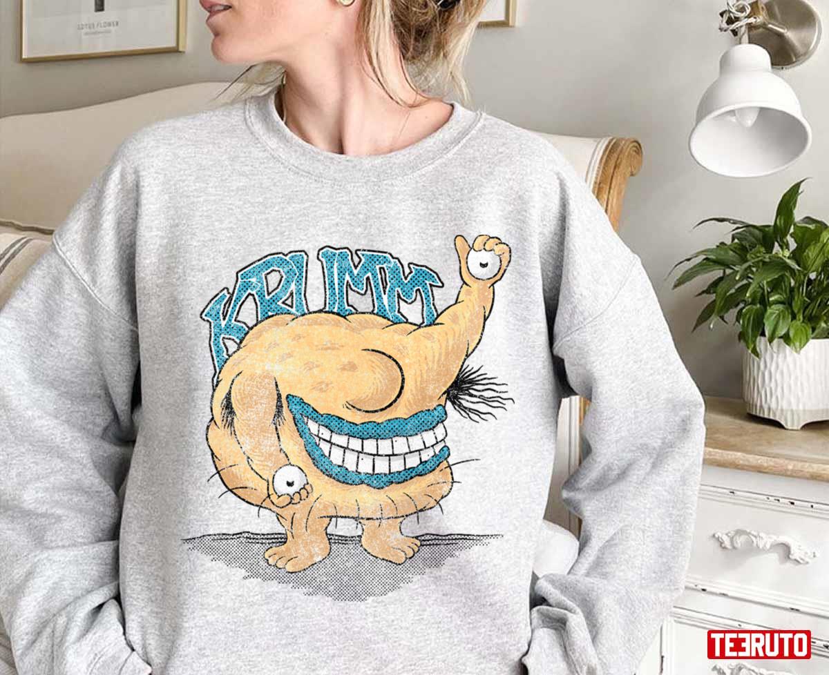 Krumm Aaahh Real Monsters Distressed Unisex Sweatshirt