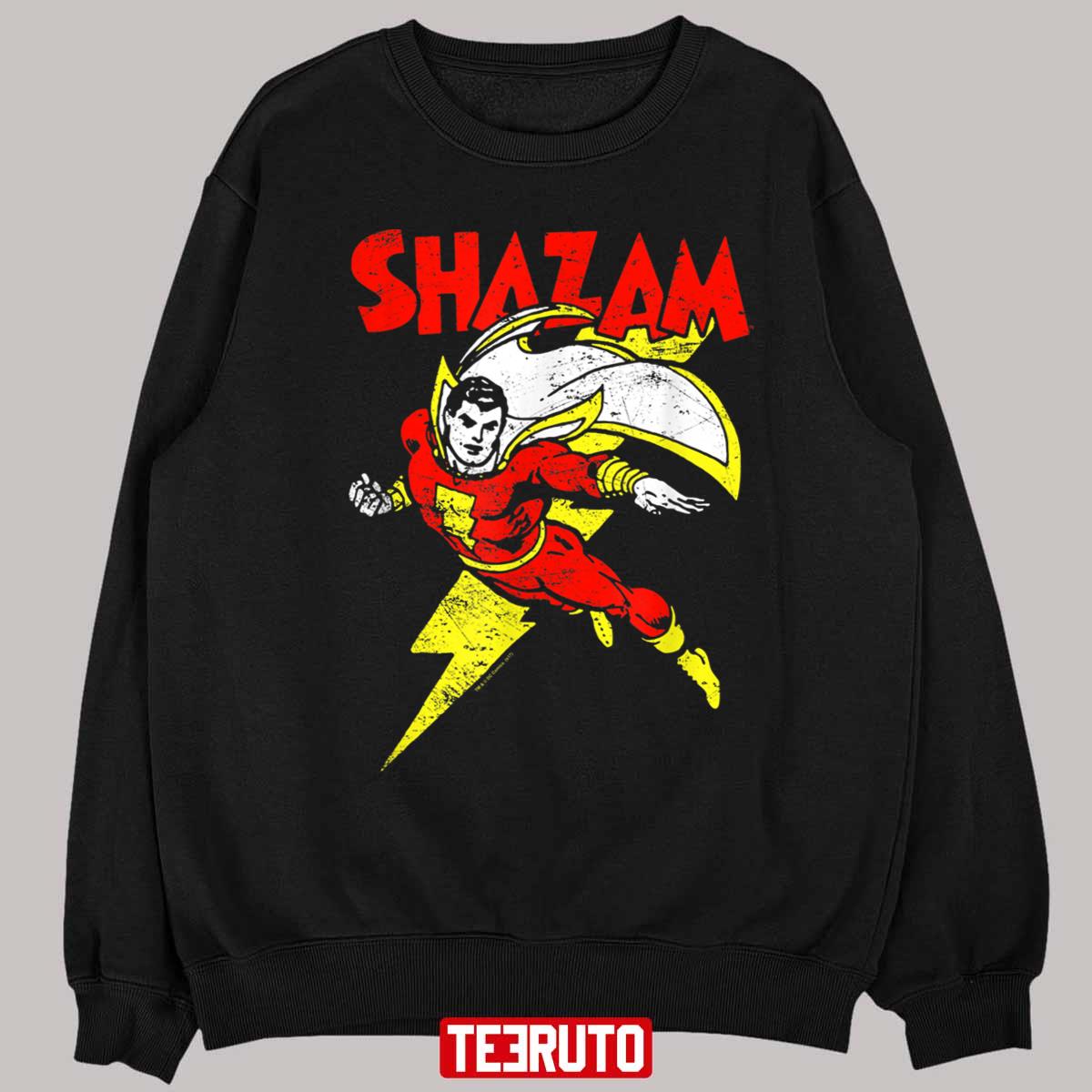Lets Fly Shazam Comic Art Unisex T-Shirt