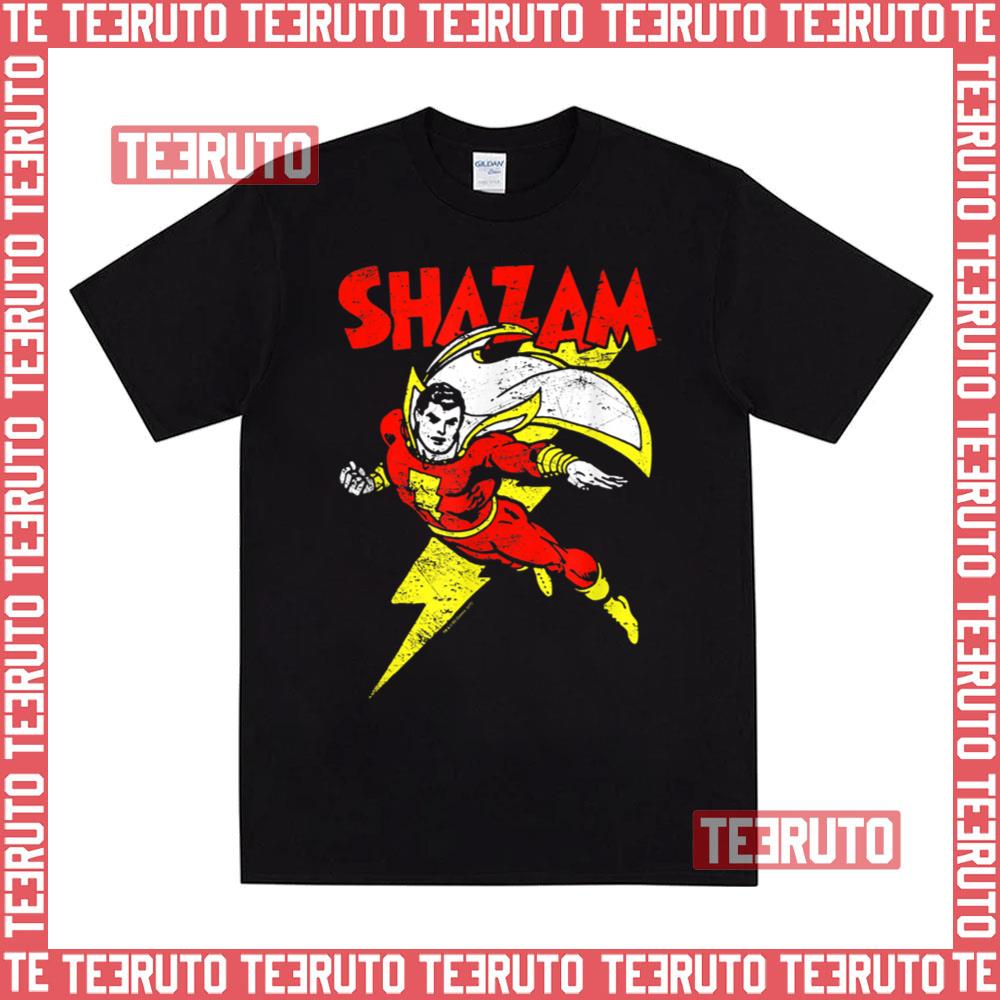 Lets Fly Shazam Comic Art Unisex T-Shirt