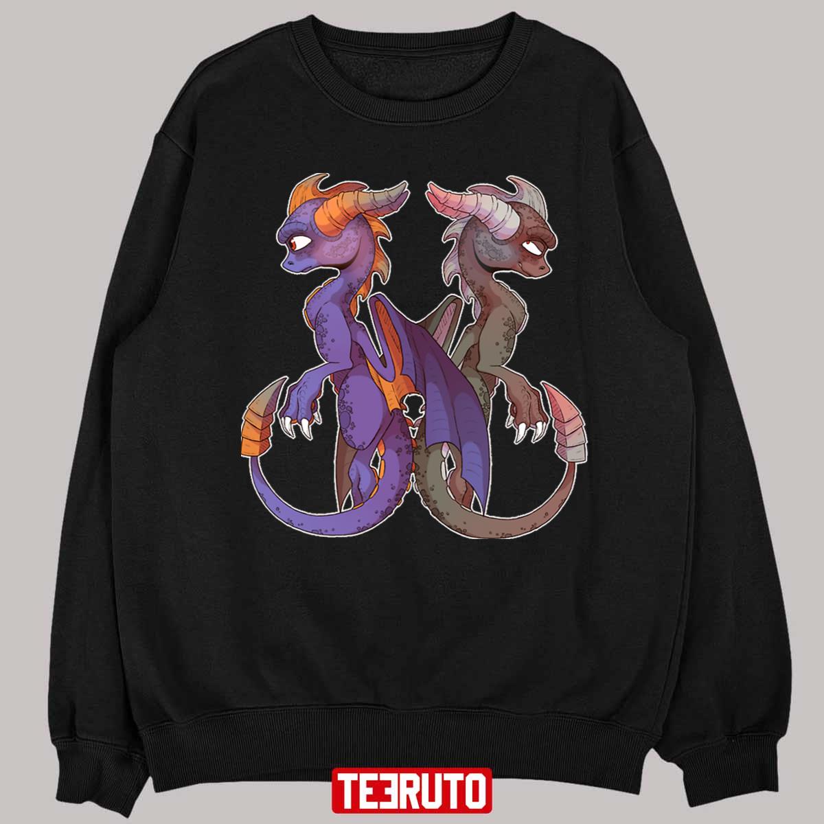 Light And Dark Spyro The Dragon Unisex T-Shirt