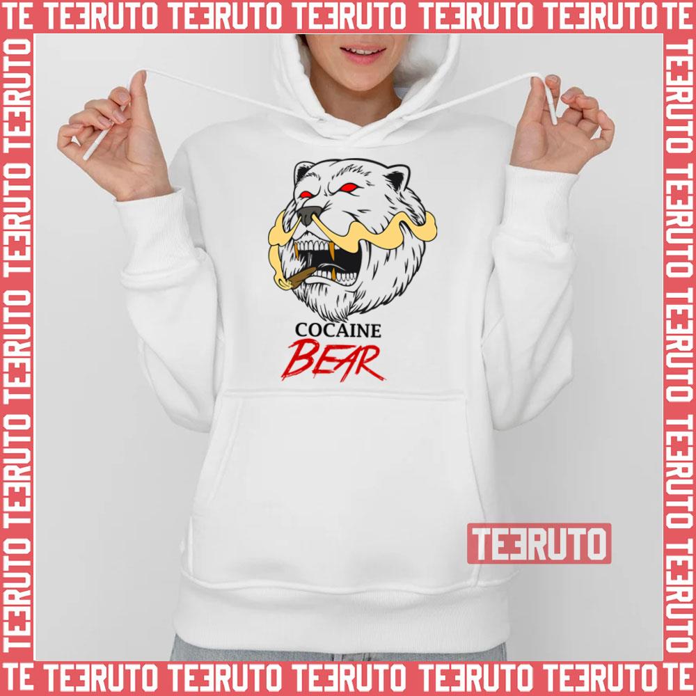 Love Cocaine Bear Design Unisex Sweatshirt