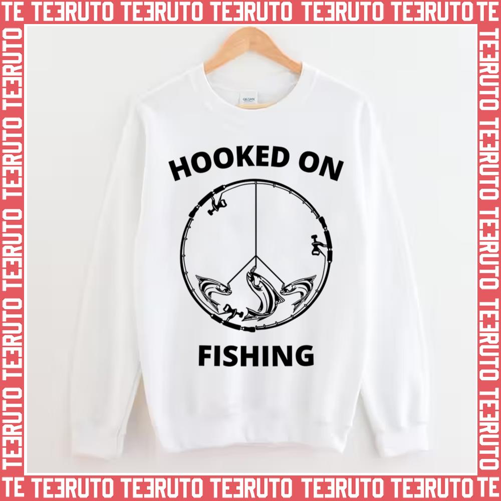 Love Fishing Hooked On Fishing Unisex Hoodie