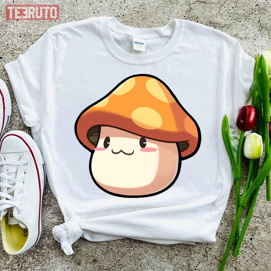 M Mushroom Cream Background Maplestory Unisex T-Shirt