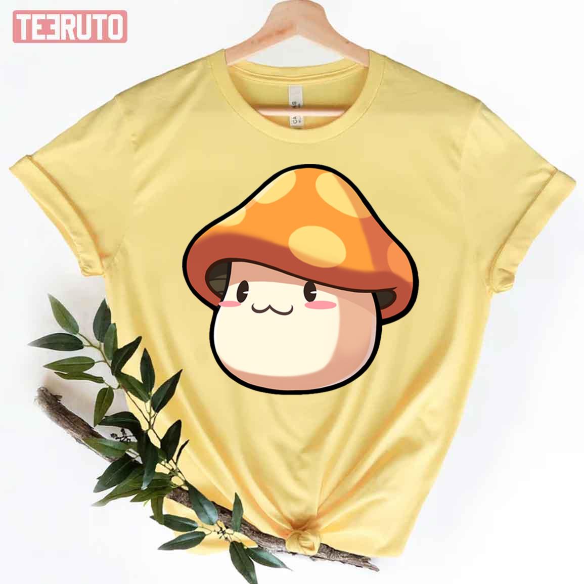 M Mushroom Cream Background Maplestory Unisex T-Shirt