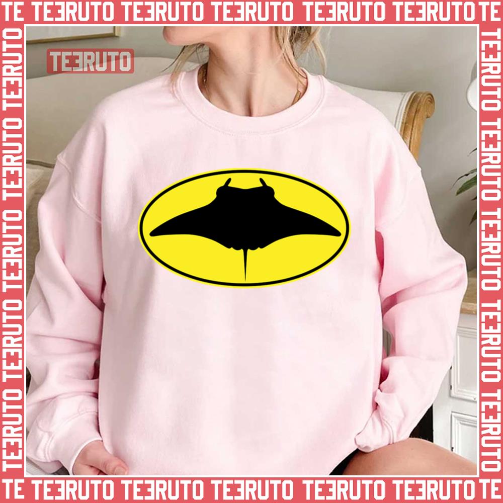 Manta Ray Stingray Batman Logo Parody Unisex Sweatshirt