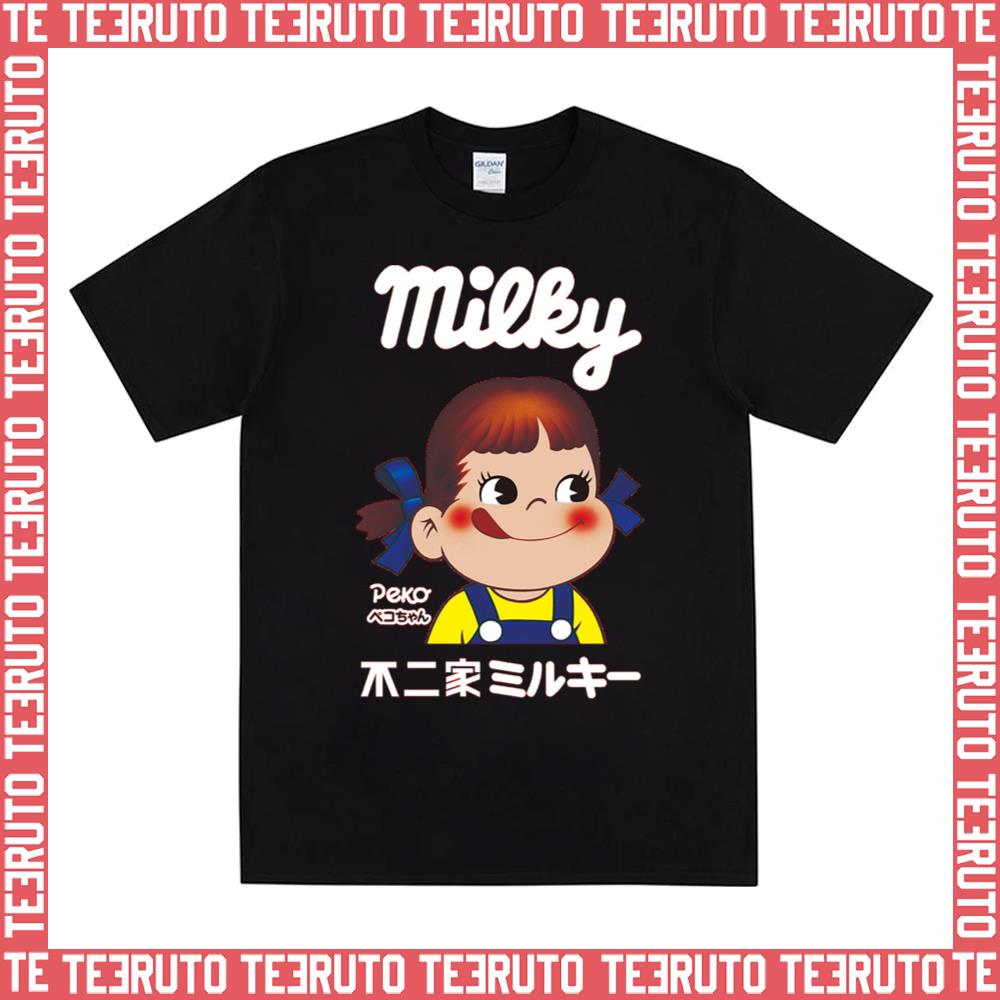Milky Peko Chan Kanji Design Unisex T-Shirt