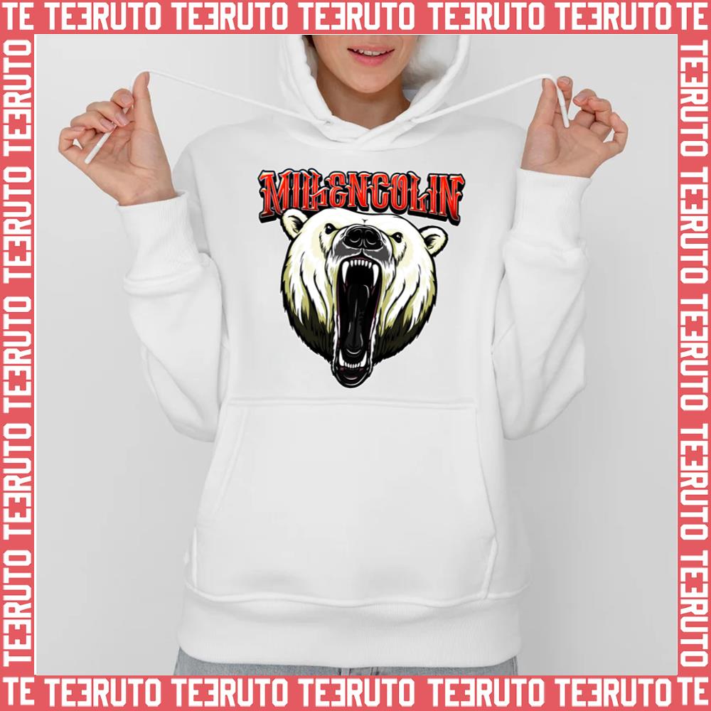 Millencolin White Bear Unisex Hoodie