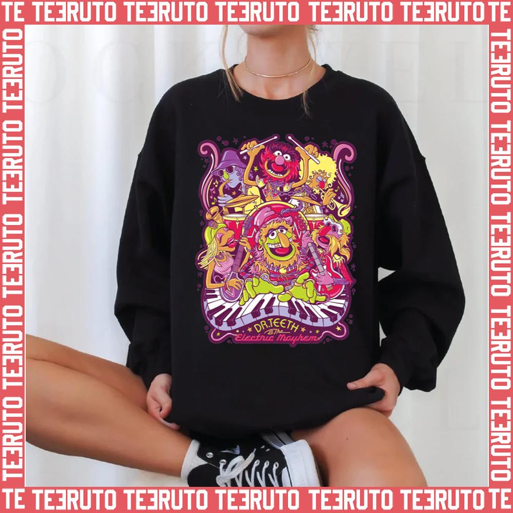 Miss Piggy The Witch Is In The House Dr Teeth And The Electric Mayhem Unisex Sweatshirt
