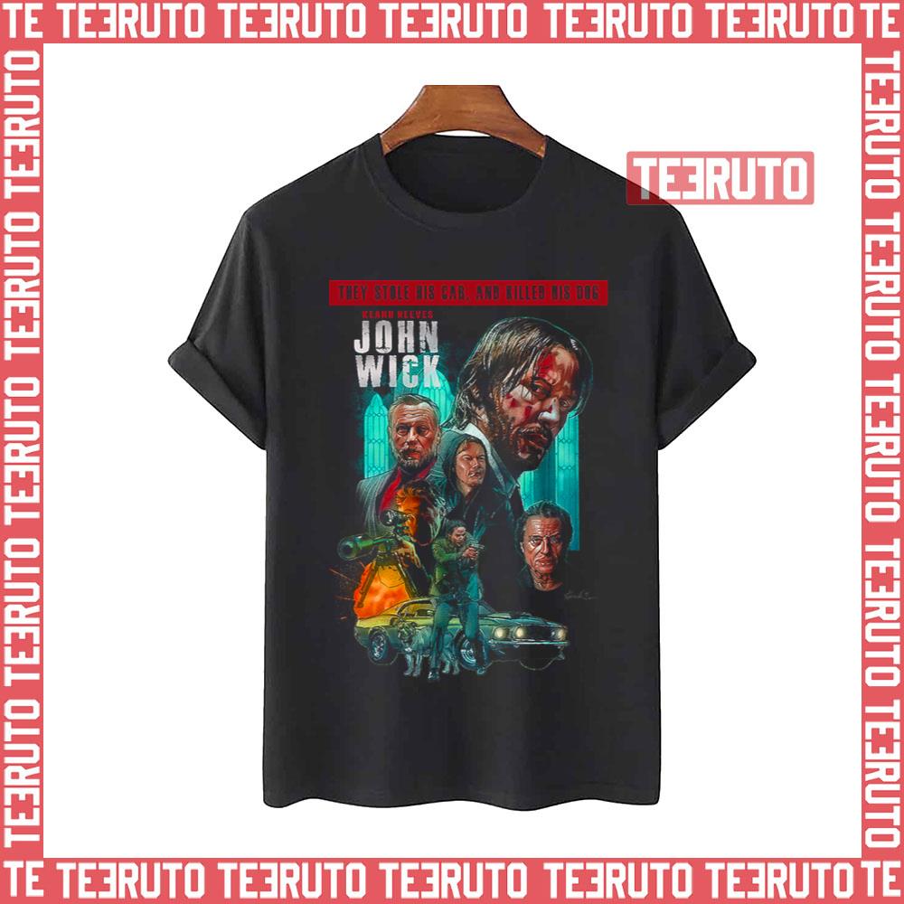 Movierastis John Wick Keanu Reeves Unisex T-Shirt