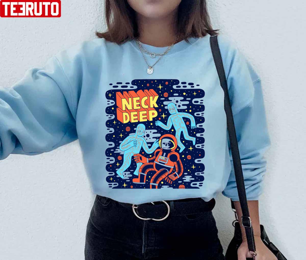 Neck Deep Alien Masep 2023 New Tour Unisex Sweatshirt