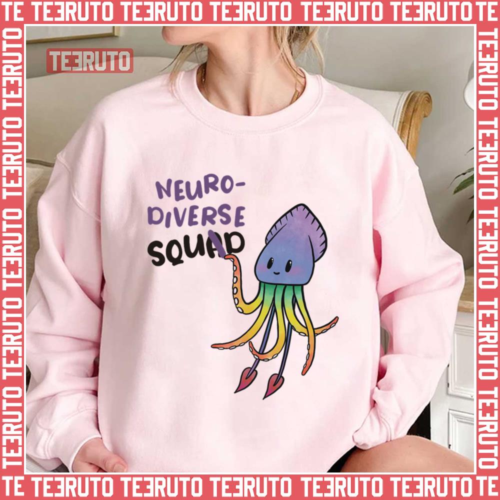 Neurodiverse Squid Mental Health Unisex Sweatshirt