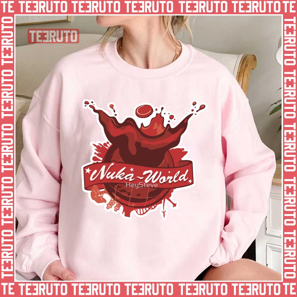 Nuka World Color Red Fallout Game Unisex Sweatshirt