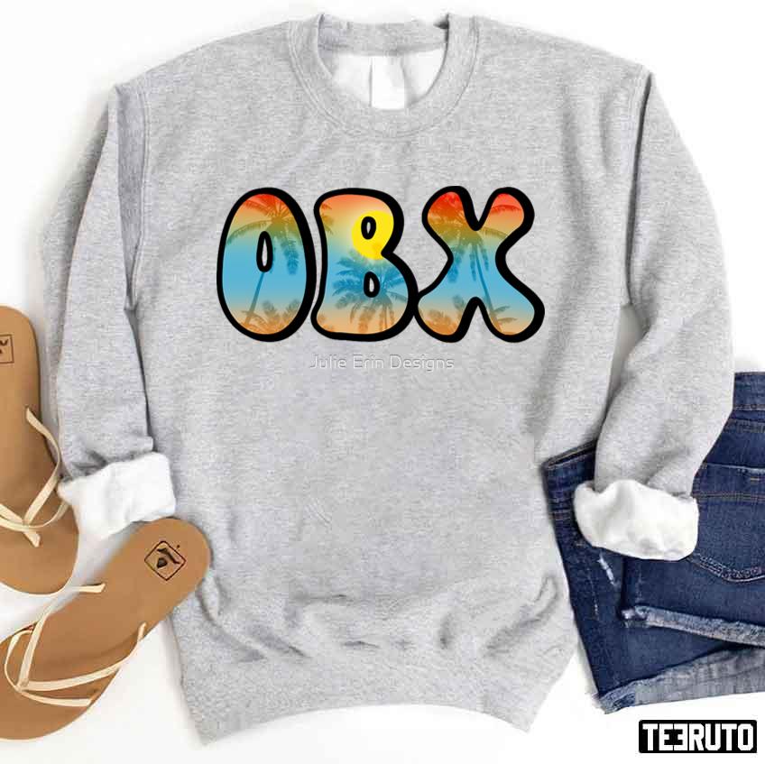 Obx Outer Banks Sunset Design Unisex Sweatshirt