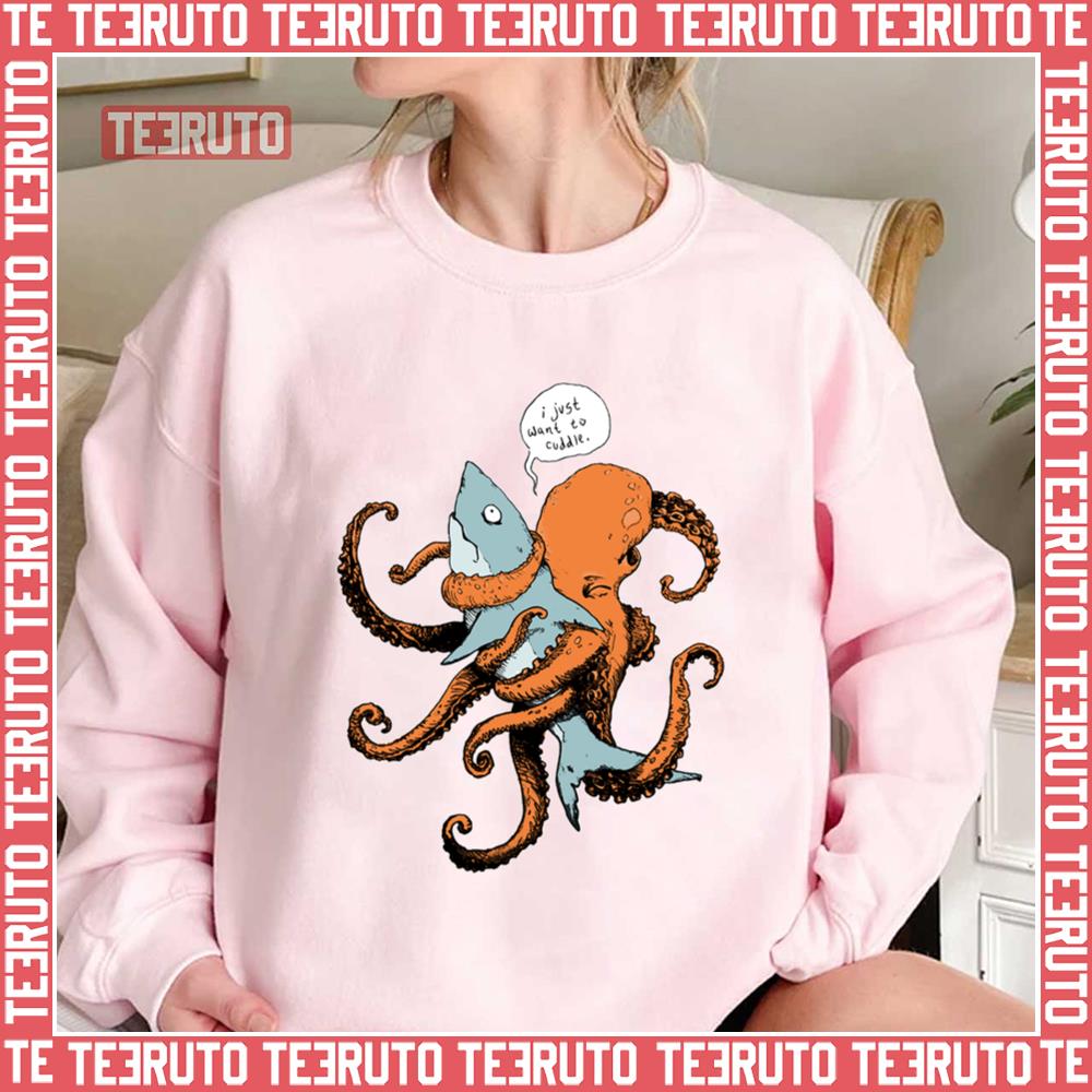Octopus Cuddle Fish Unisex Sweatshirt