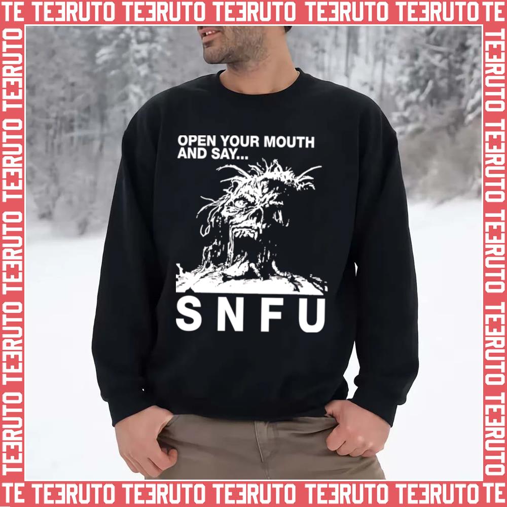 Open Your Mouth Snfu Vintage Unisex Sweatshirt