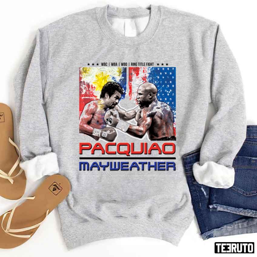 Pacquiao Mayweather American Fighter Design Unisex Sweatshirt