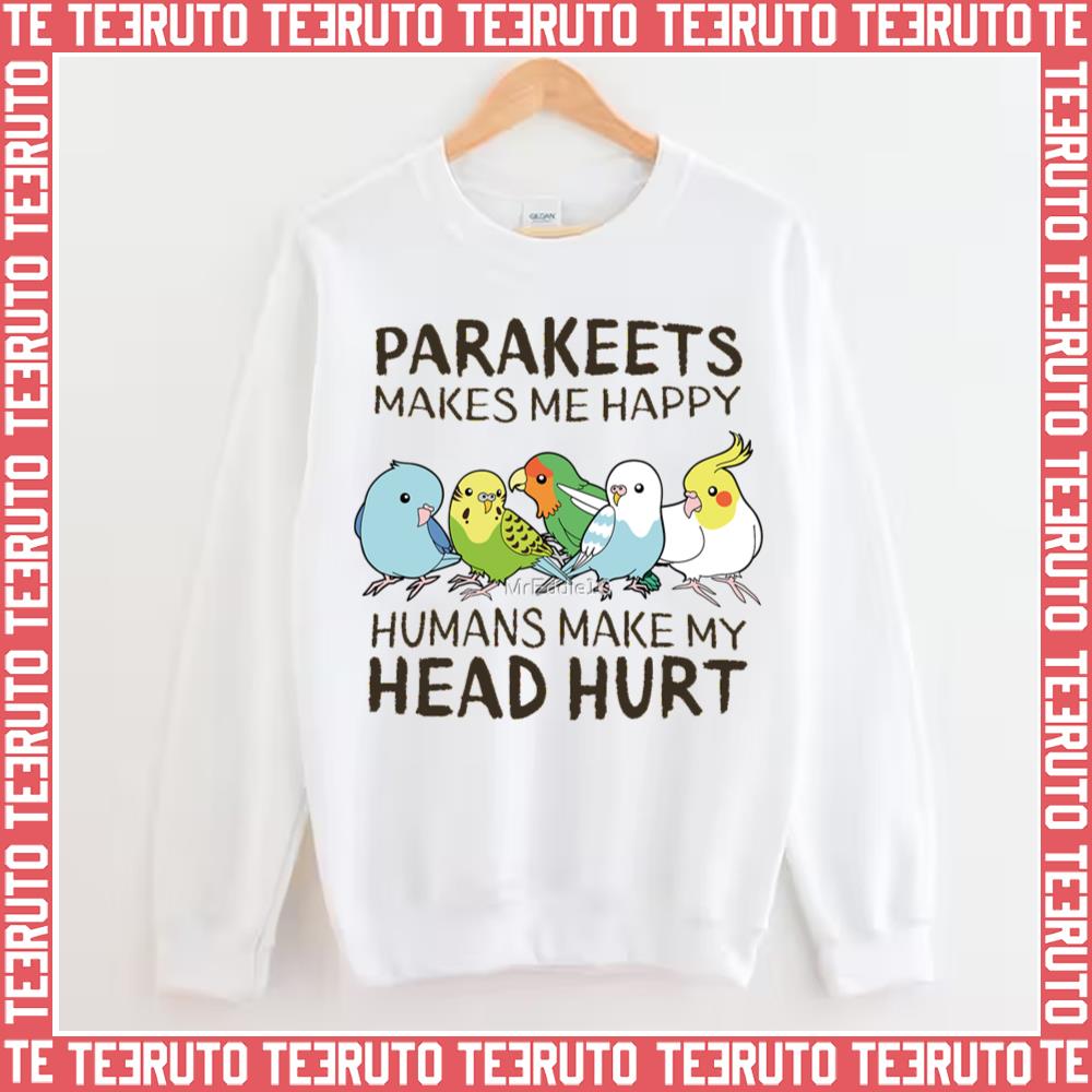 Parakeet Lover Funny Quote Parrot Unisex Hoodie