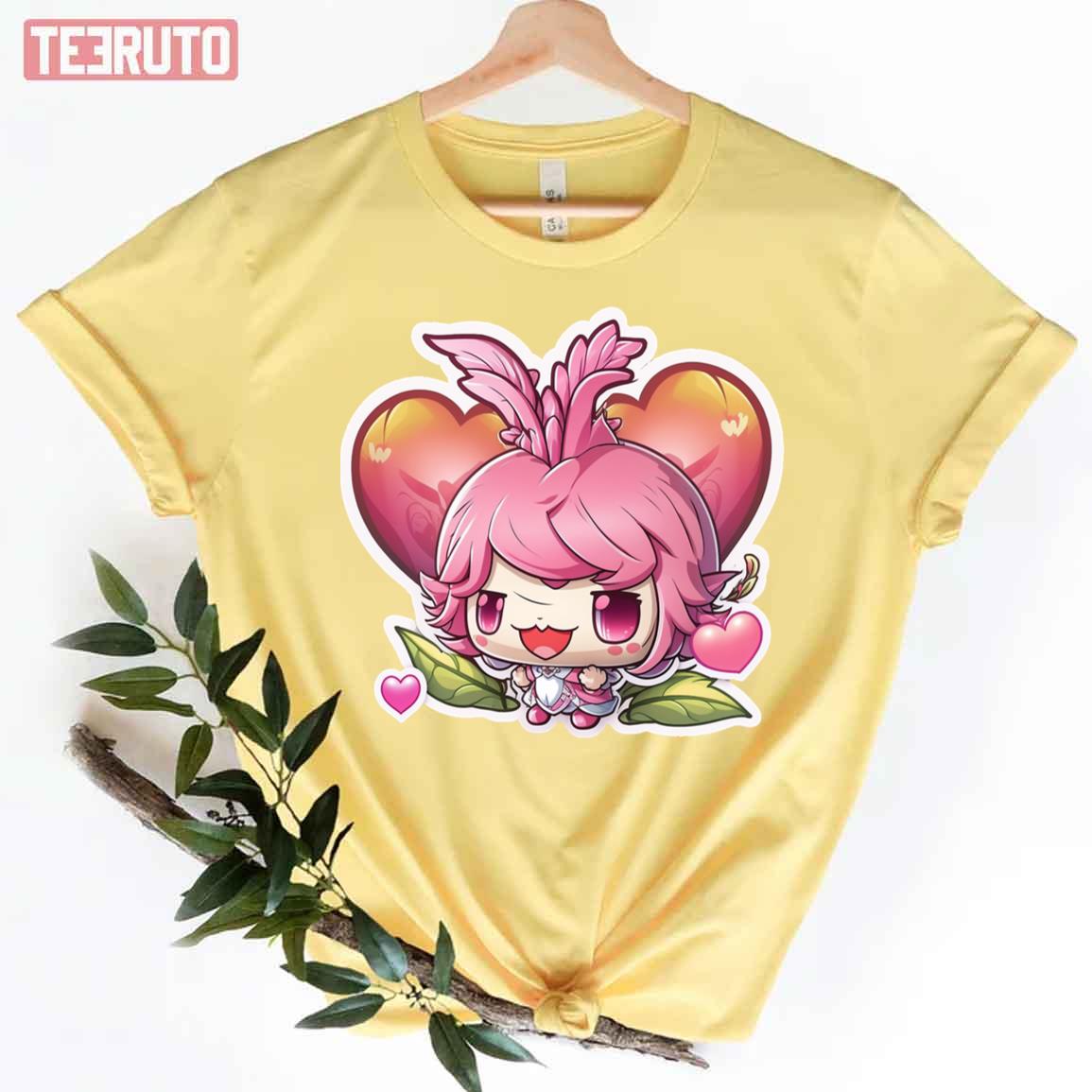 Peach Girl Pink Bean Maplestory Unisex T-Shirt